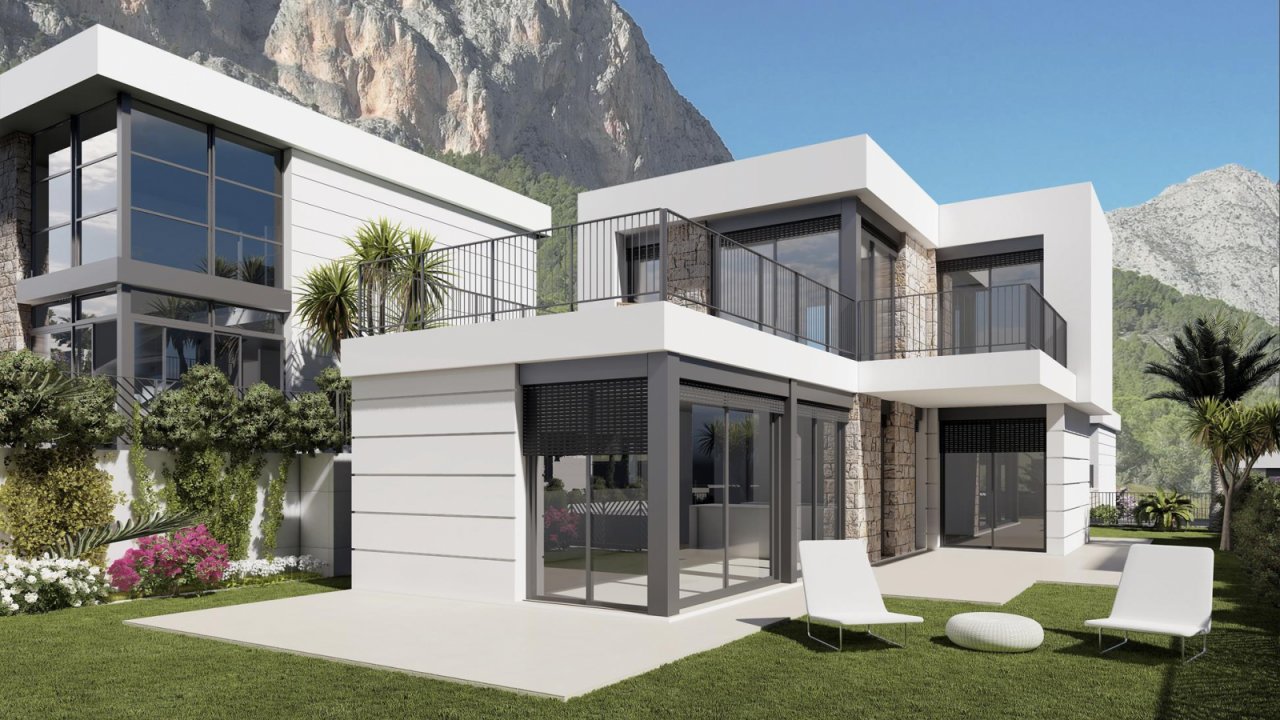 Exclusive architect's villa with panoramic mountain view - modern design property in breathtaking natural surroundings Exclusive architect's villa with panoramic mountain view - modern design property in breathtaking natural surroundings