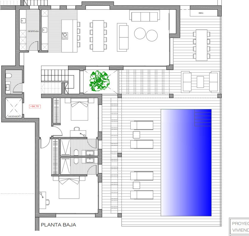Smart space division: Open living concept with central natural light and thoughtful zoning Smart space division: Open living concept with central natural light and thoughtful zoning