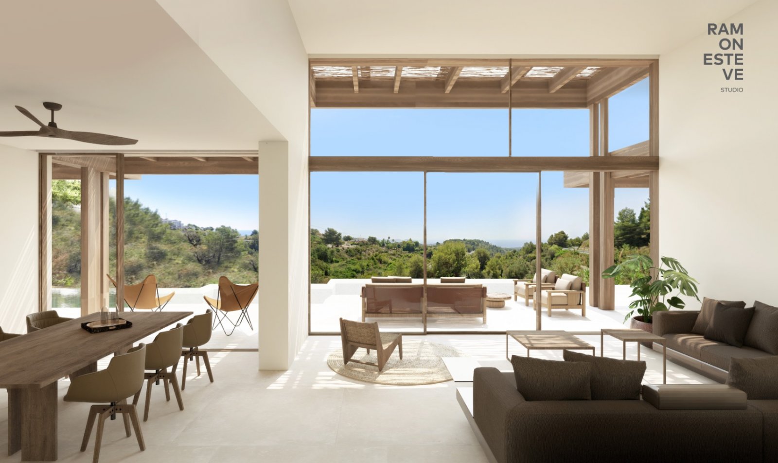 Esta elegante villa de diseño se extiende por cuatro plantas, conectadas a la perfección por una escalera interior y un ascensor. Su orientación su...