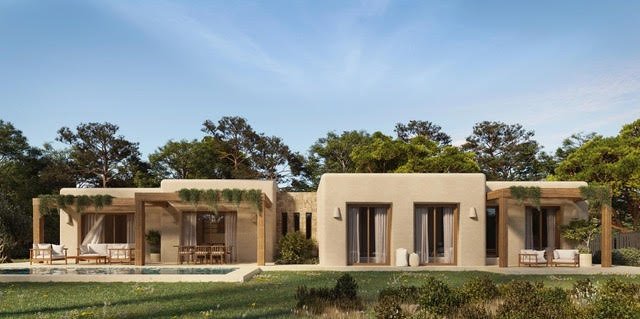 Vivienda idílica en una villa elegante con un toque de Ibiza