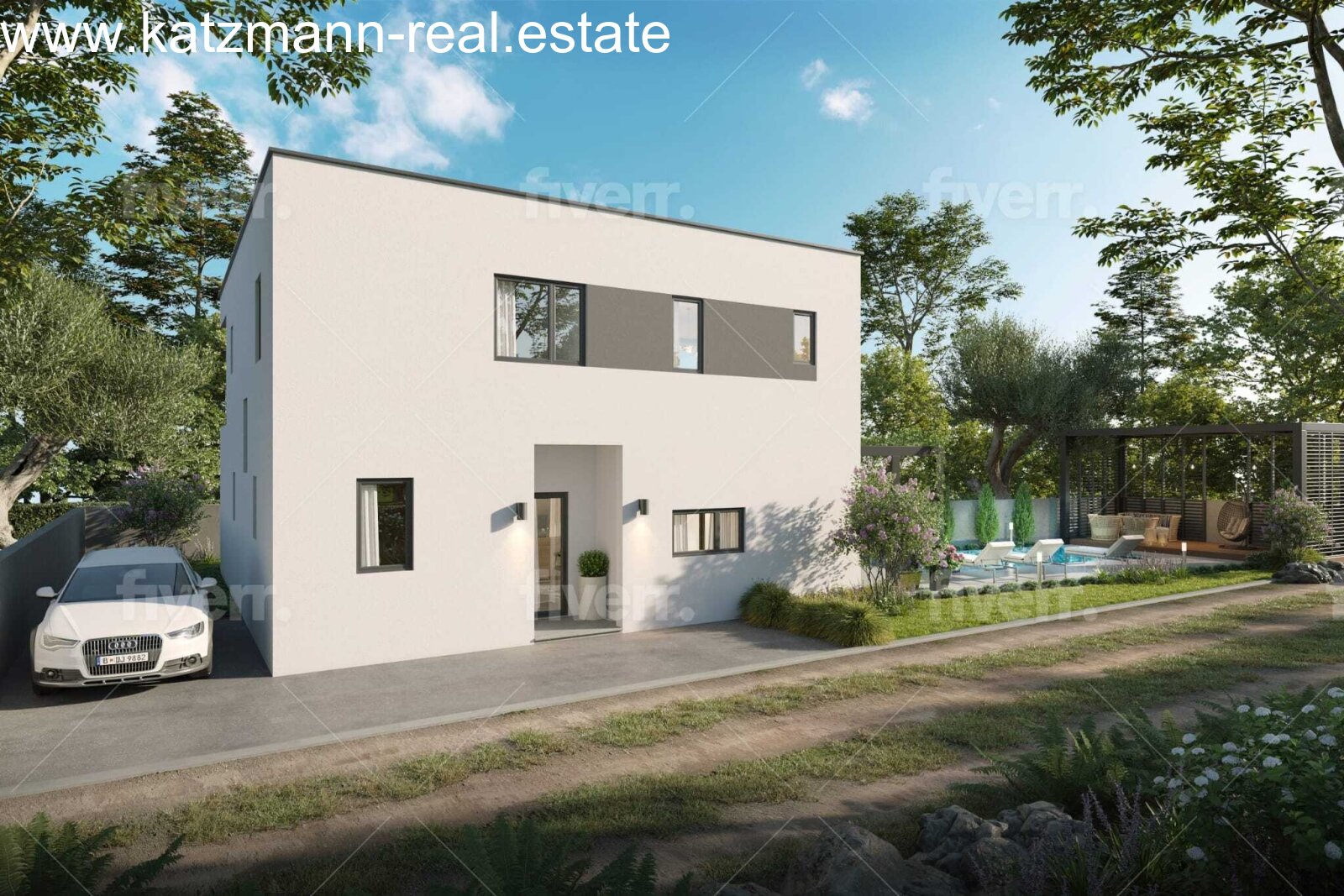 Baugrundstück mit Baugenehmigung in Strandnähe - Srima, Vodice