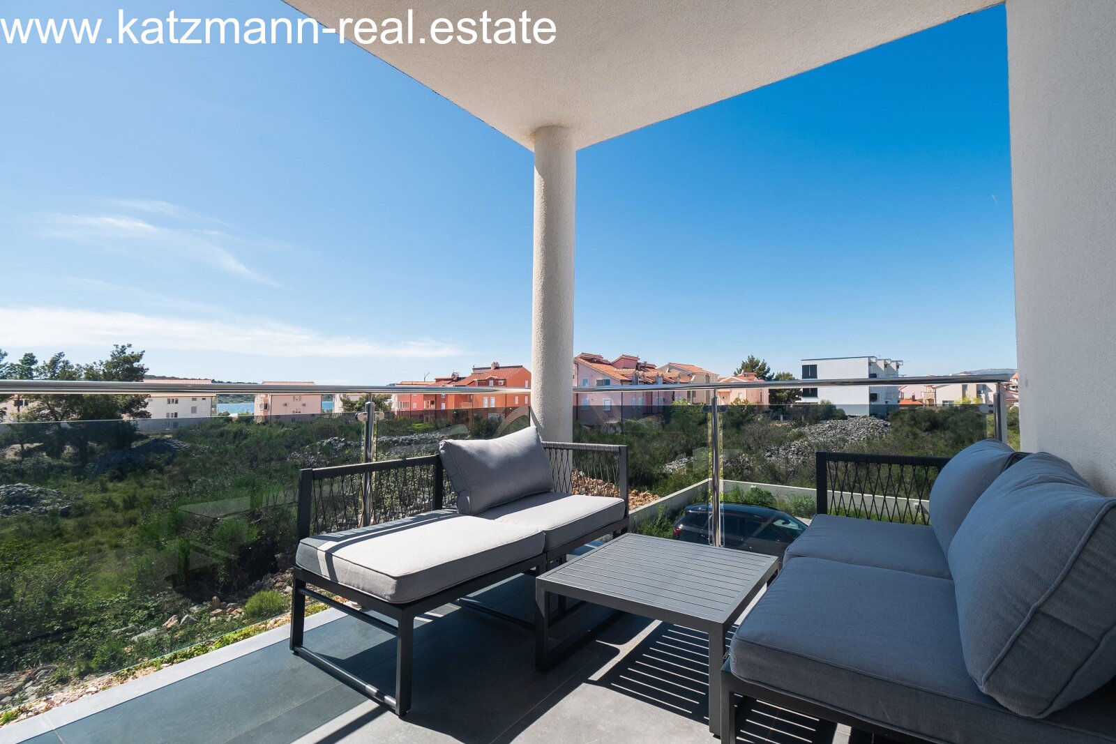 Möblierte Neubau-Wohnung mit Meerblick - Srima, Vodice