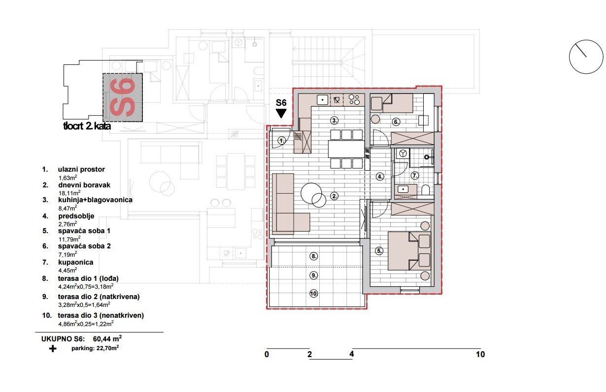 Neubau-Wohnung mit Panoramablick - Primošten