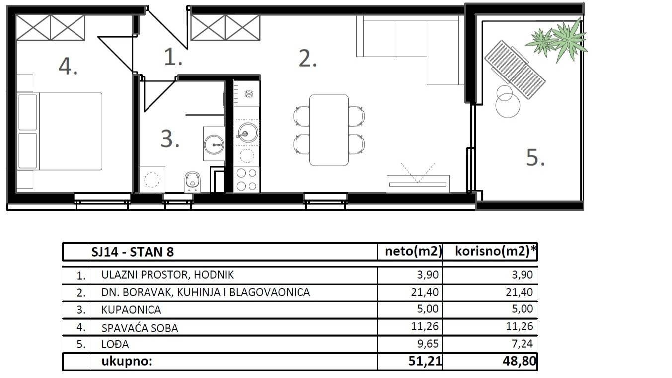639902 - Wohnung in Vodice