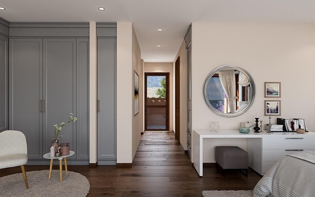 This project comprises of 8 junior villas and 7 detached villas with a completion date of October 2020.
The development is located on elevated ground