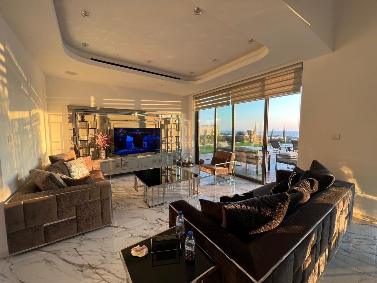 For sale is a stunning detached villa located in the picturesque area of Pegeia - Sea Caves. This modern home offers a generous internal space of 350