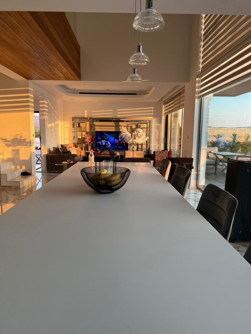 For sale is a stunning detached villa located in the picturesque area of Pegeia - Sea Caves. This modern home offers a generous internal space of 350