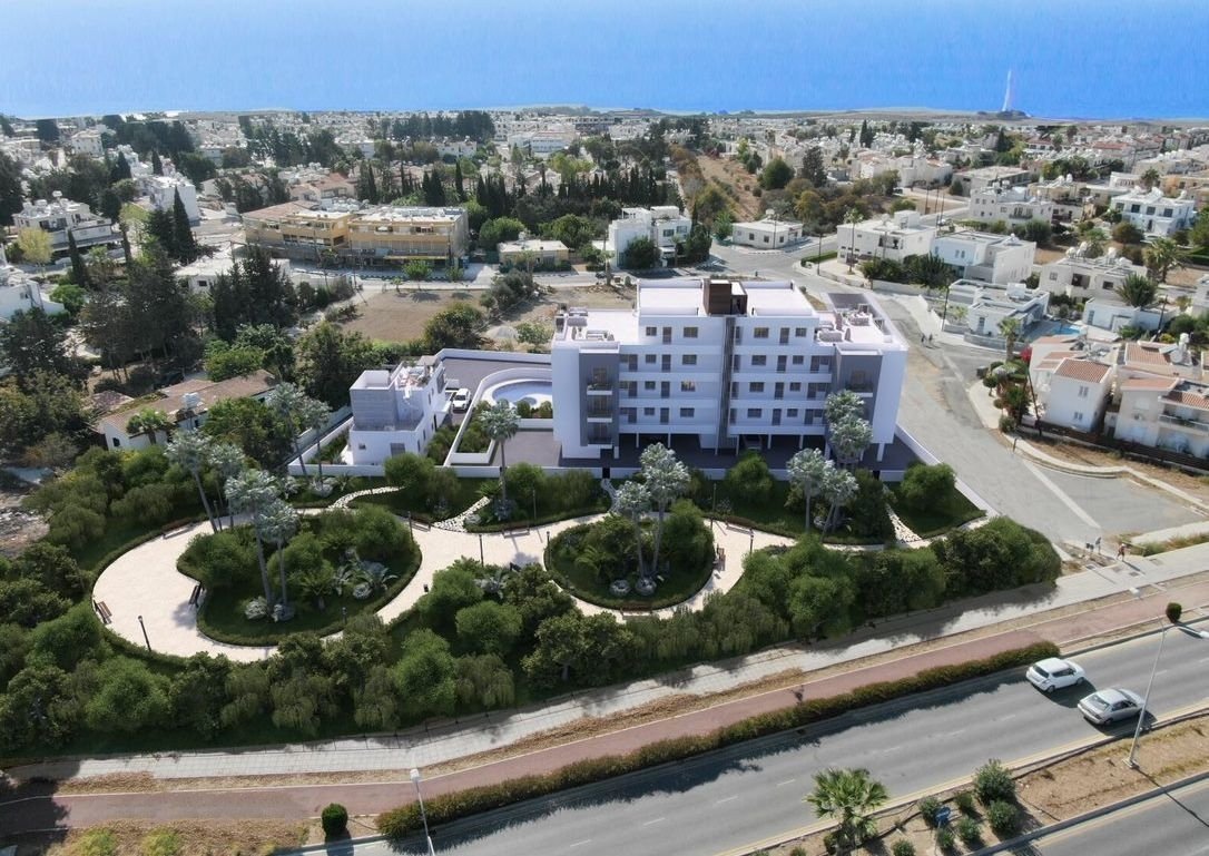 At a prime location in the heart of Kato Paphos now for sale, KEY READY New Penthouse Apartment 402 just 10 mins walk to the KINGS AVENUE MALL, 4 mins