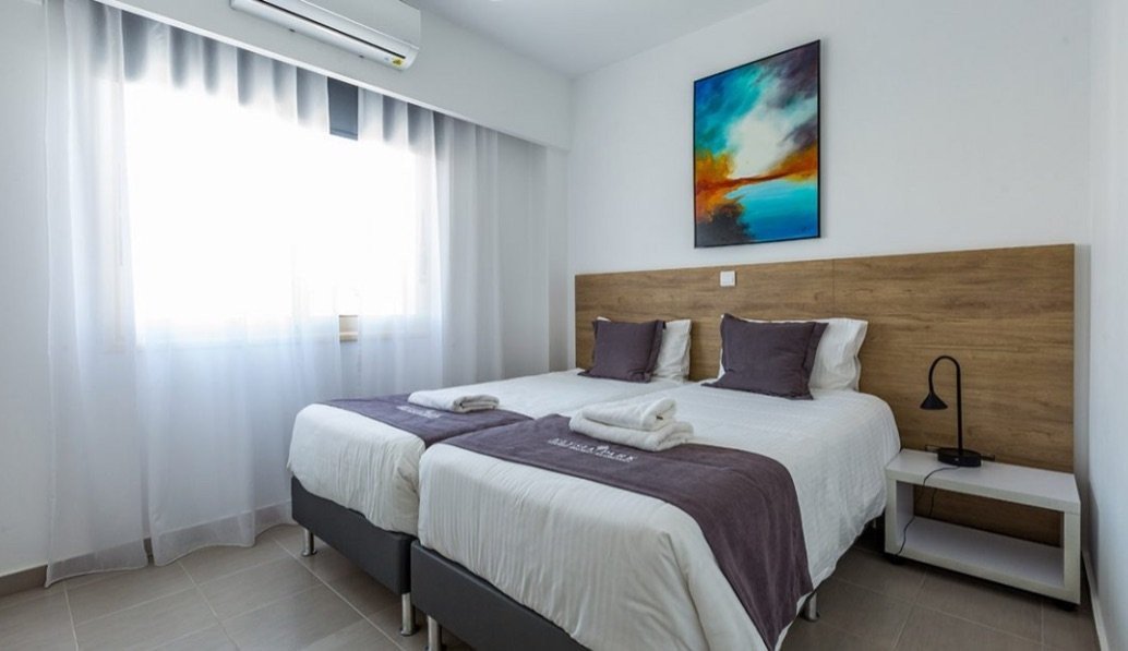 Located on the 2nd floor this exclusive three-bedroom luxury apartment has an open plan living and dining area with a separated fully equipped modern