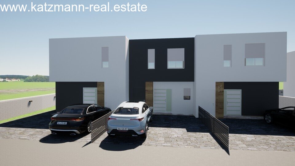 Moderne Doppelhaushälfte mit Pool - Vodice