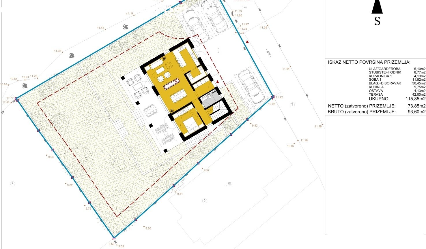 Baugrundstück mit Baugenehmigungsverfahren - Tribunj