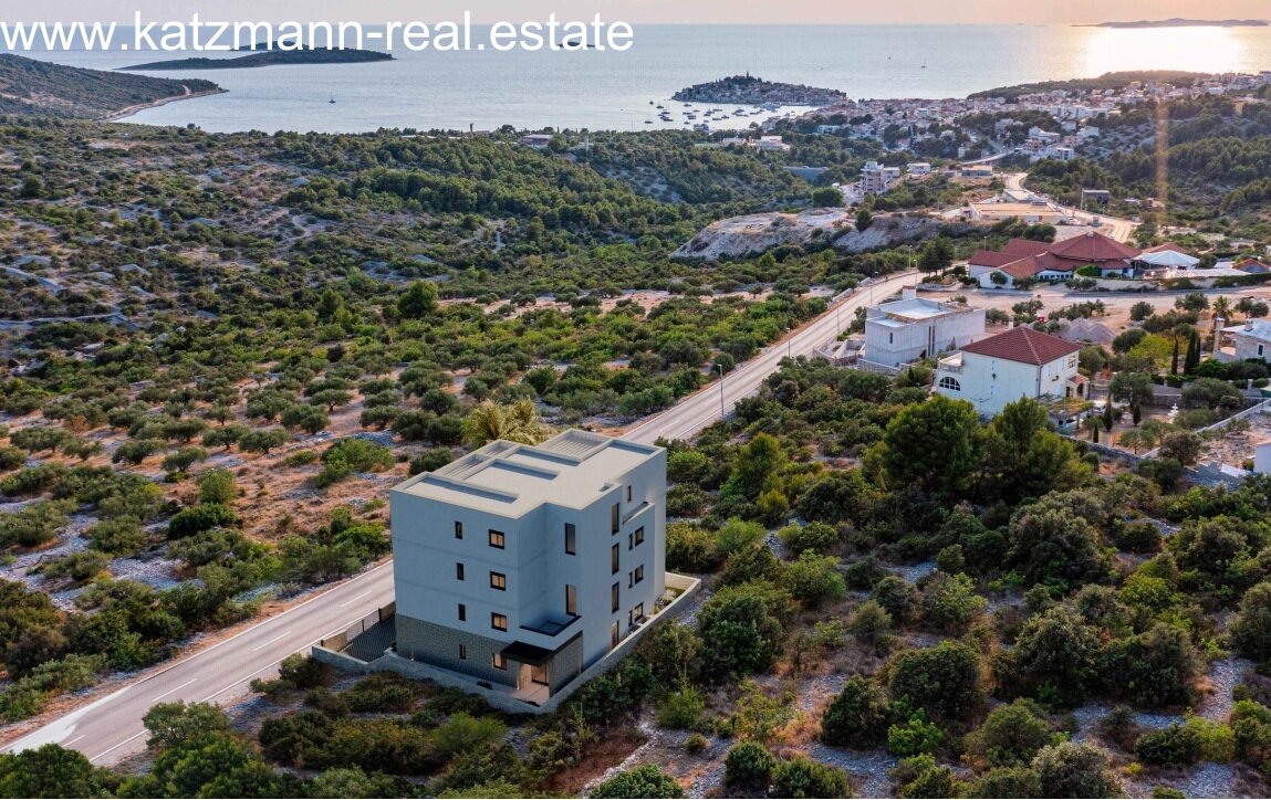 Neubau-Wohnung mit Panoramablick - Primošten