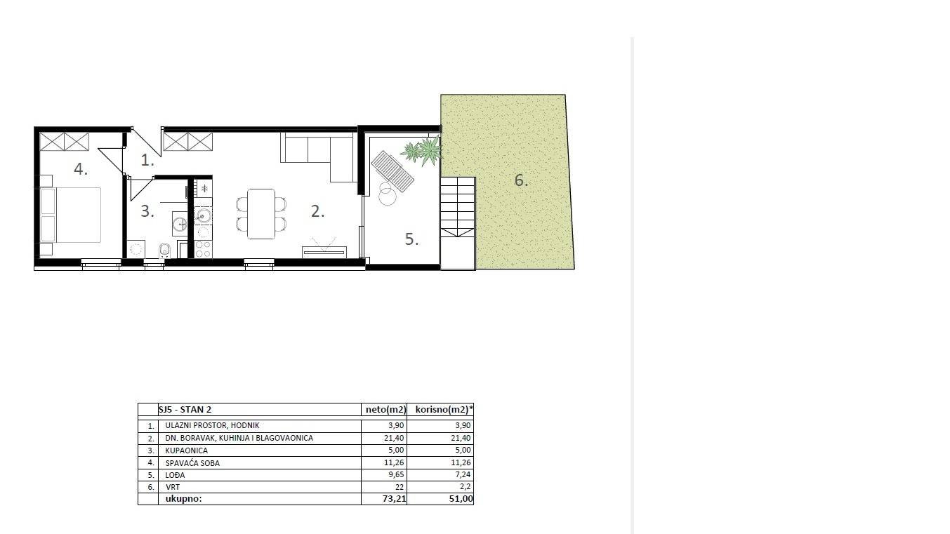 639809 - Wohnung in Vodice