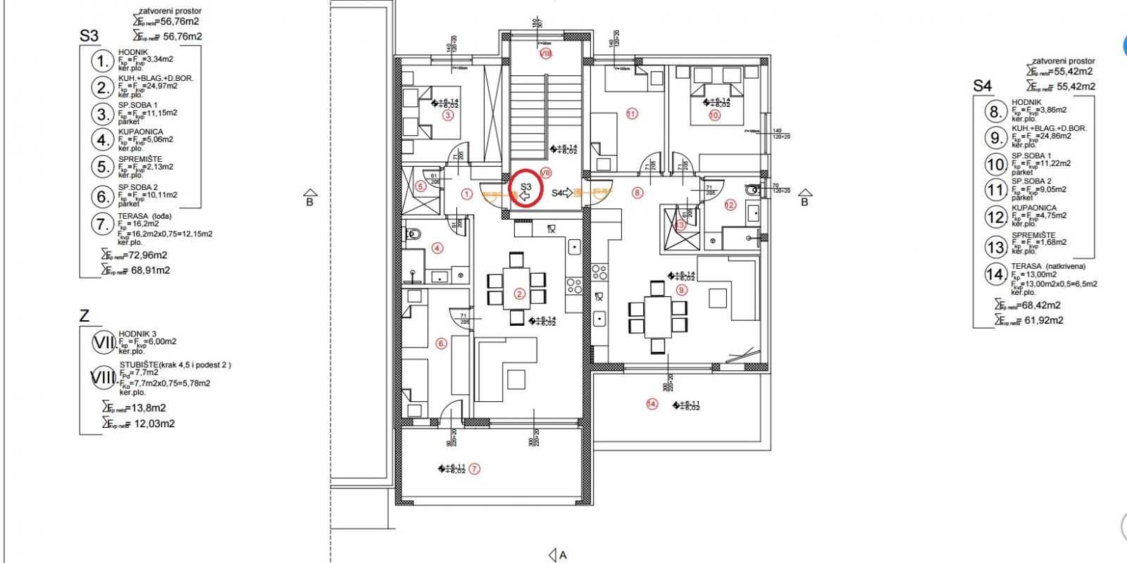 289993 - Wohnung in Vodice