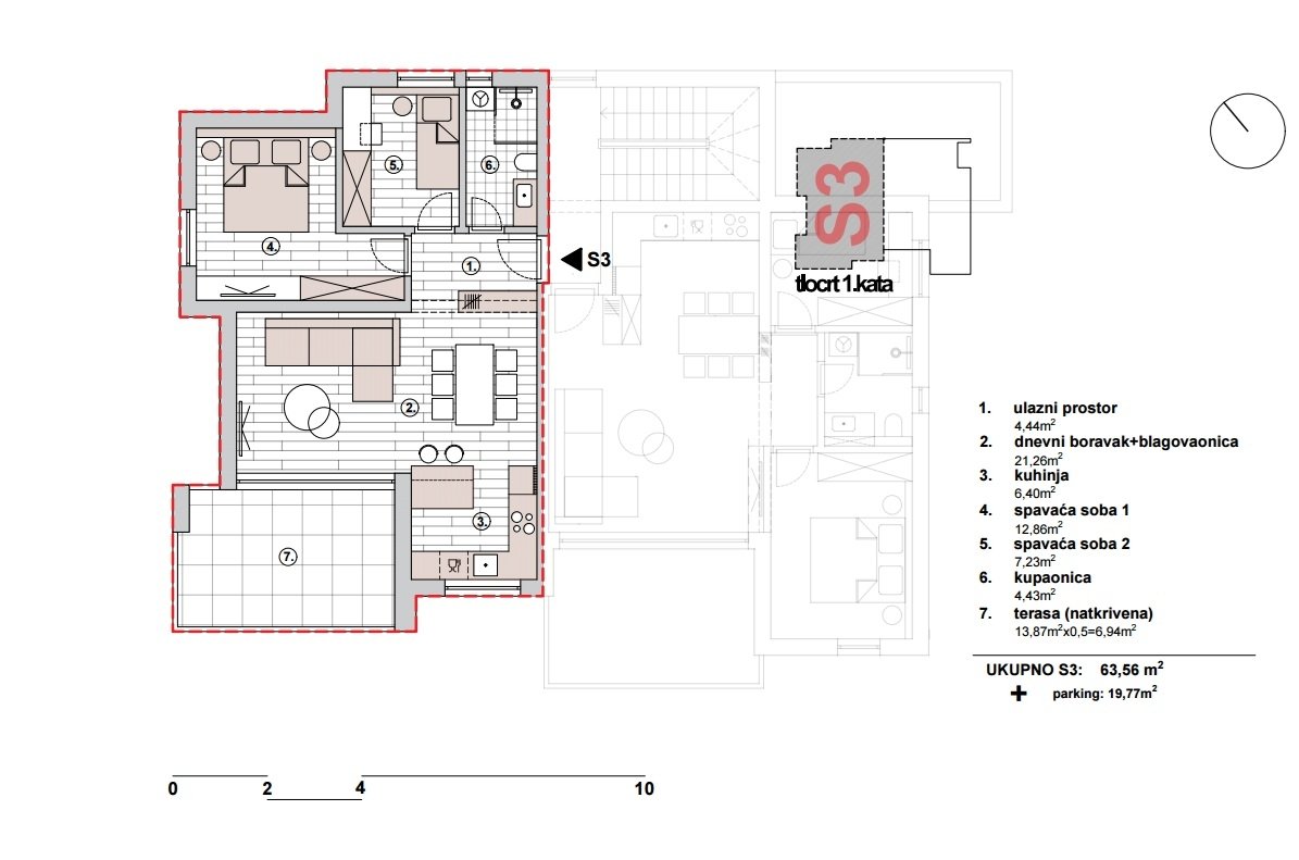 274961 - Wohnung in Primošten