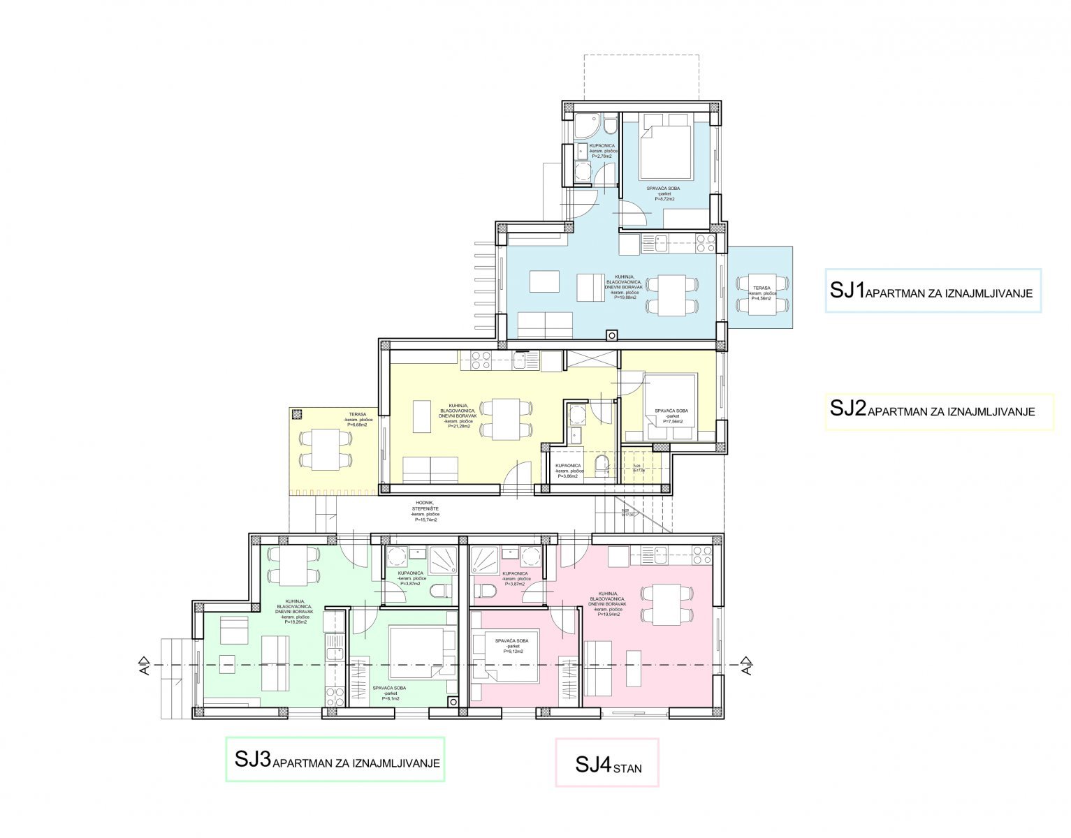 550776 - Wohnung in Šibenik - Okolica
