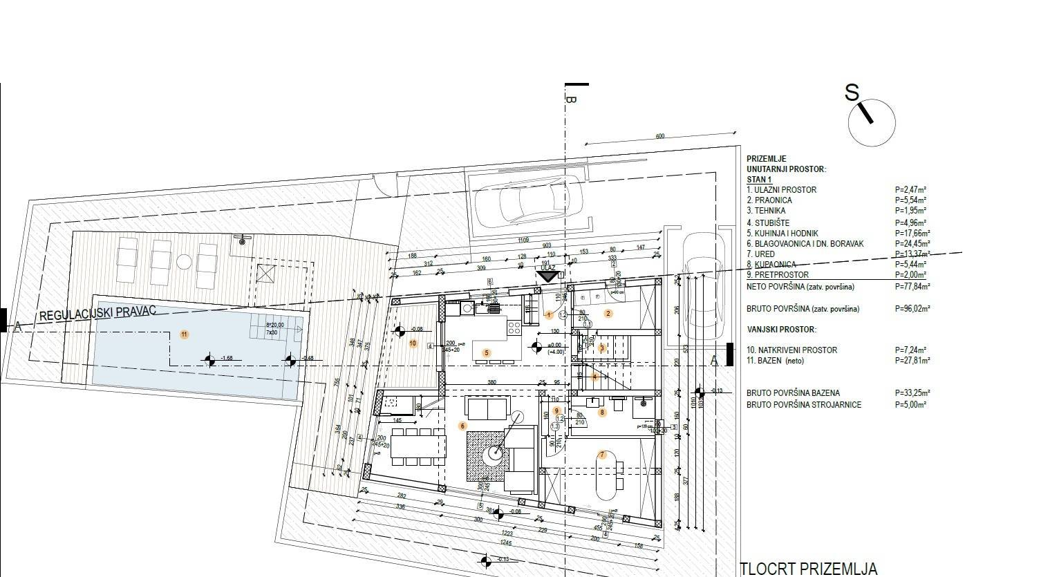 540114 - Grundstück in Vodice