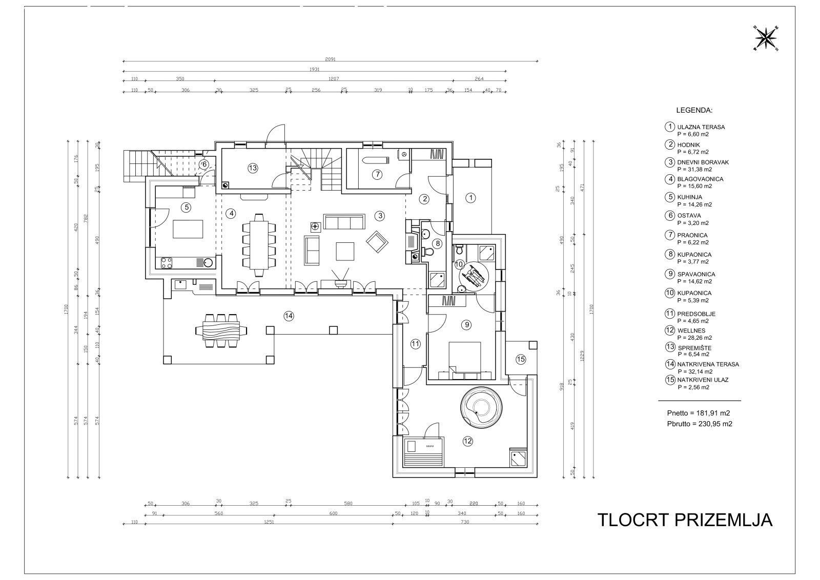 Mediterranes Paradies in Poreč – Großzügiges 8-Zimmer-Haus mit luxuriösem Pool und stilvollem Wohnkomfort