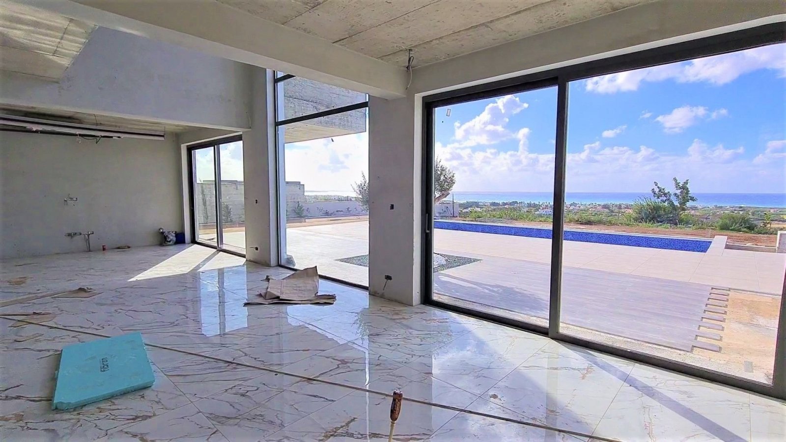 Fantastic Brand New Villa in Pegeia Available for Sale,
Luxury Modern High Quality for sale 4 Bedrooms, 4 Bathrooms.
350m2 covered, 1000m2 plot,