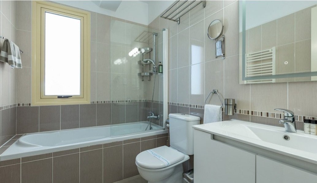 Located on the 2nd floor this exclusive three-bedroom luxury apartment has an open plan living and dining area with a separated fully equipped modern 