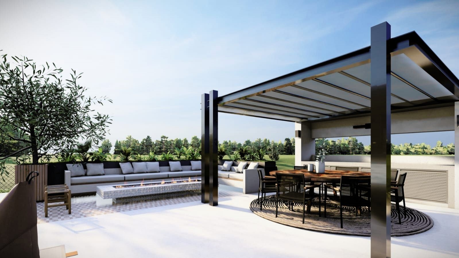 For sale: This modern, detached villa in the charming village of Polemi offers the perfect blend of comfort and style. Currently under construction, t