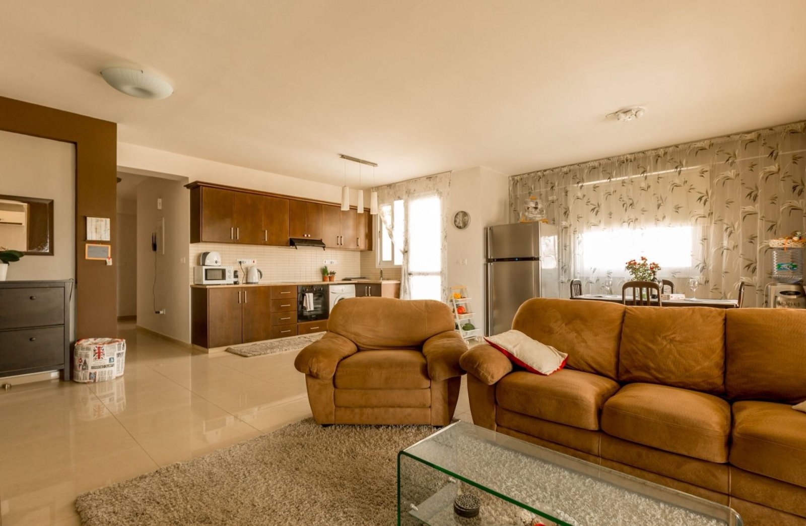 For sale is a spacious Top Floor three Bedroom Resale apartment located in the vibrant center of Paphos. This top-floor residence offers an internal s