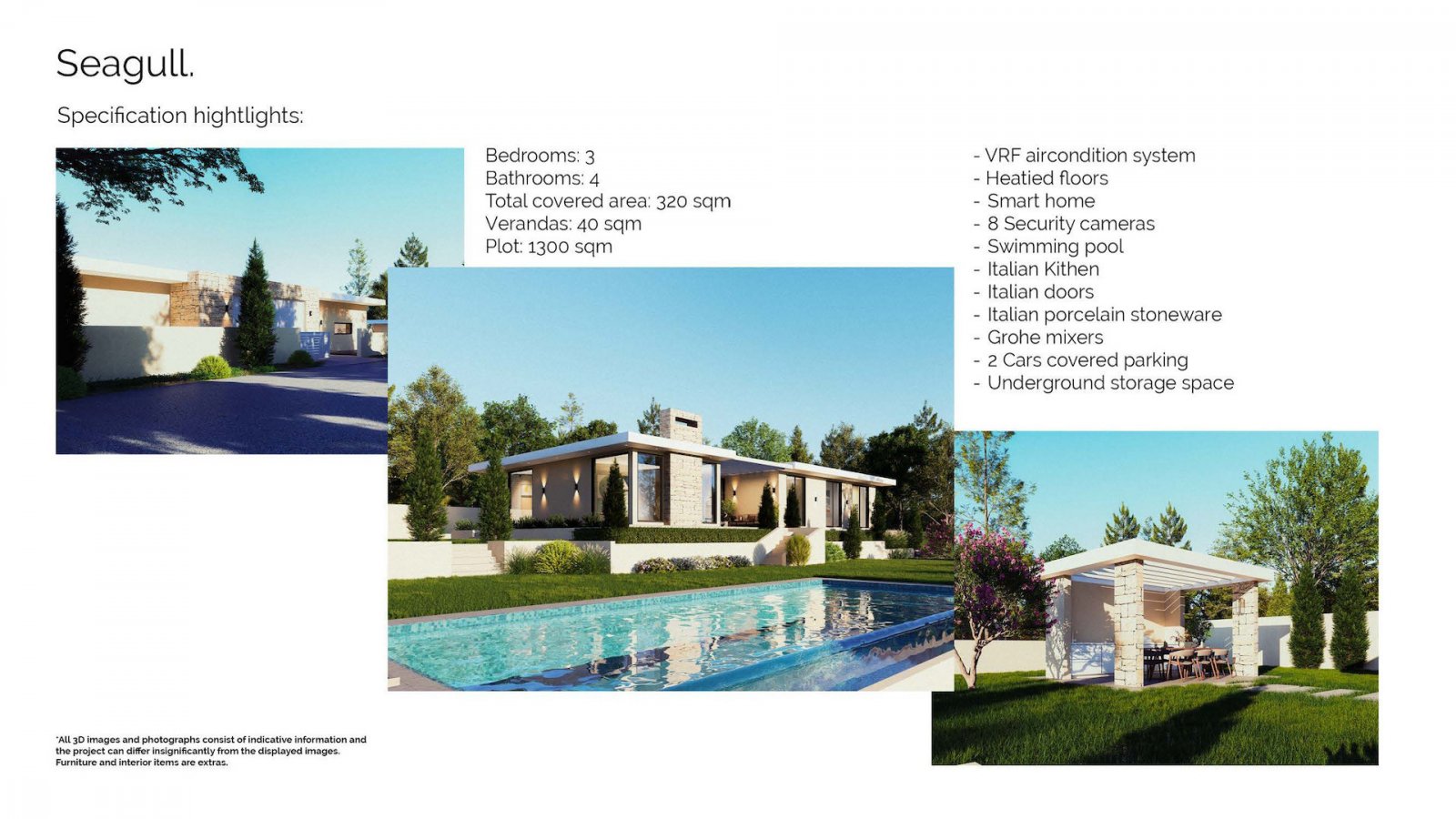 For sale is a stunning, modern bungalow located in the prestigious area of Kouklia - Aphrodite Hills. This key ready home offers spacious living on on