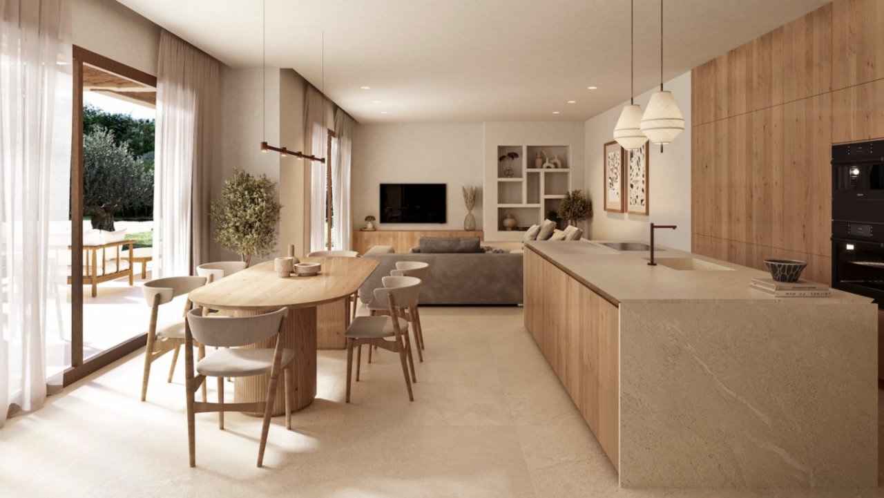 Aucun ajout dans le texte !Salon-salle à manger baigné de lumière avec une transition fluide vers la terrasse - Harmonie moderne des espaces au plus haut niveau ! Aucun ajout dans le texte !Salon-salle à manger baigné de lumière avec une transition fluide vers la terrasse - Harmonie moderne des espaces au plus haut niveau !
