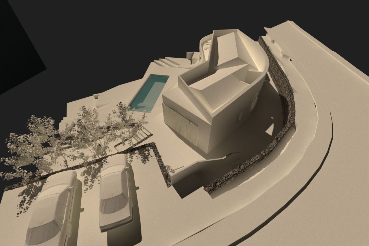 Point d'intérêt architectural : Villa de designer avec piscine sur un terrain en pente spectaculaire - concept de vie unique avec une répartition intelligente des espaces et une vue à couper le souffle ! Point d'intérêt architectural : Villa de designer avec piscine sur un terrain en pente spectaculaire - concept de vie unique avec une répartition intelligente des espaces et une vue à couper le souffle !