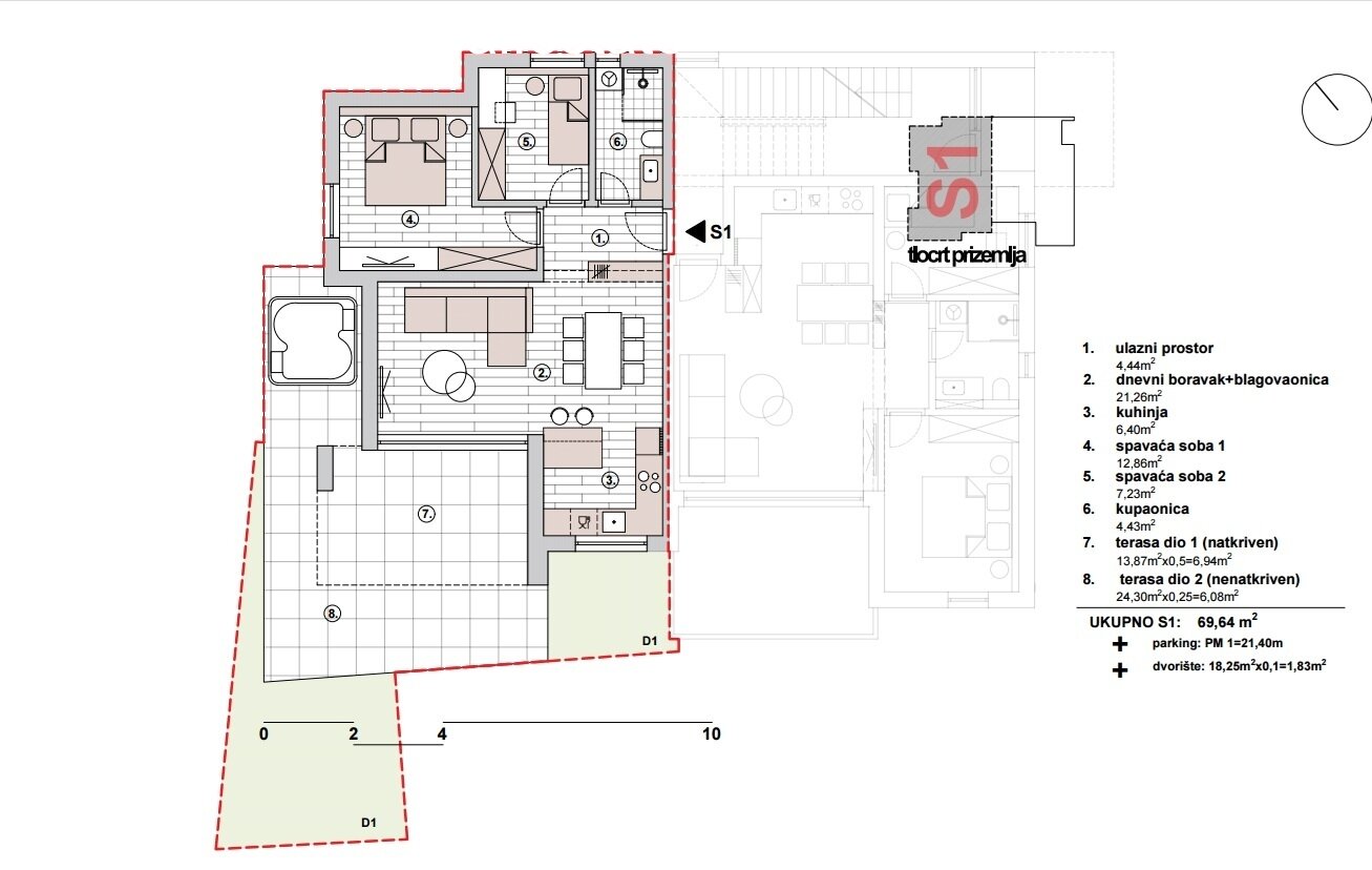 Neubau-Wohnung mit Panoramablick - Primošten