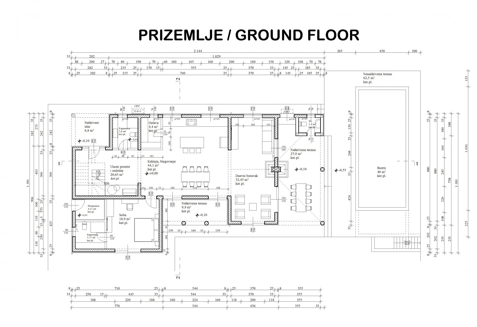 303513 - Grundstück in Vodice