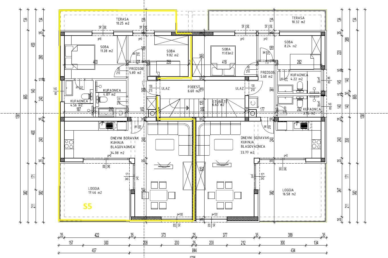 653453 - Wohnung in Pakoštane