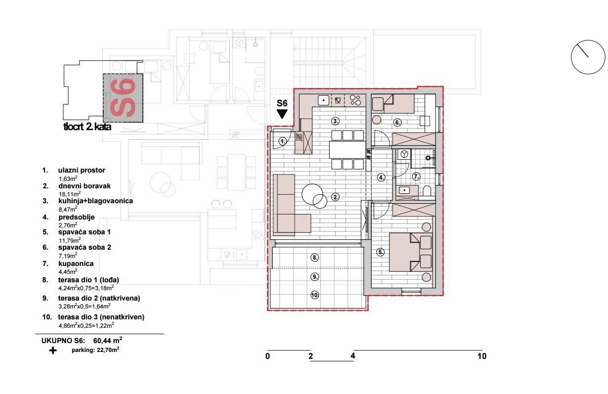 274956 - Wohnung in Primošten