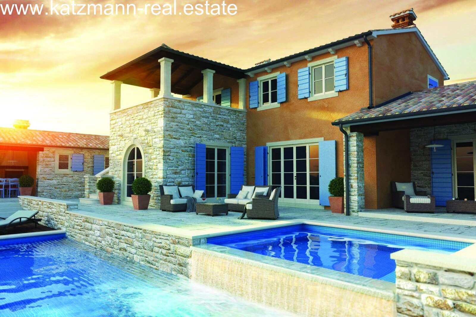 Neubauprojekt: Eleganz trifft großzügigen Komfort – Charmantes 7-Zimmer-Haus mit privatem Pool in Umag oder auf der gesamten Insel Istrien