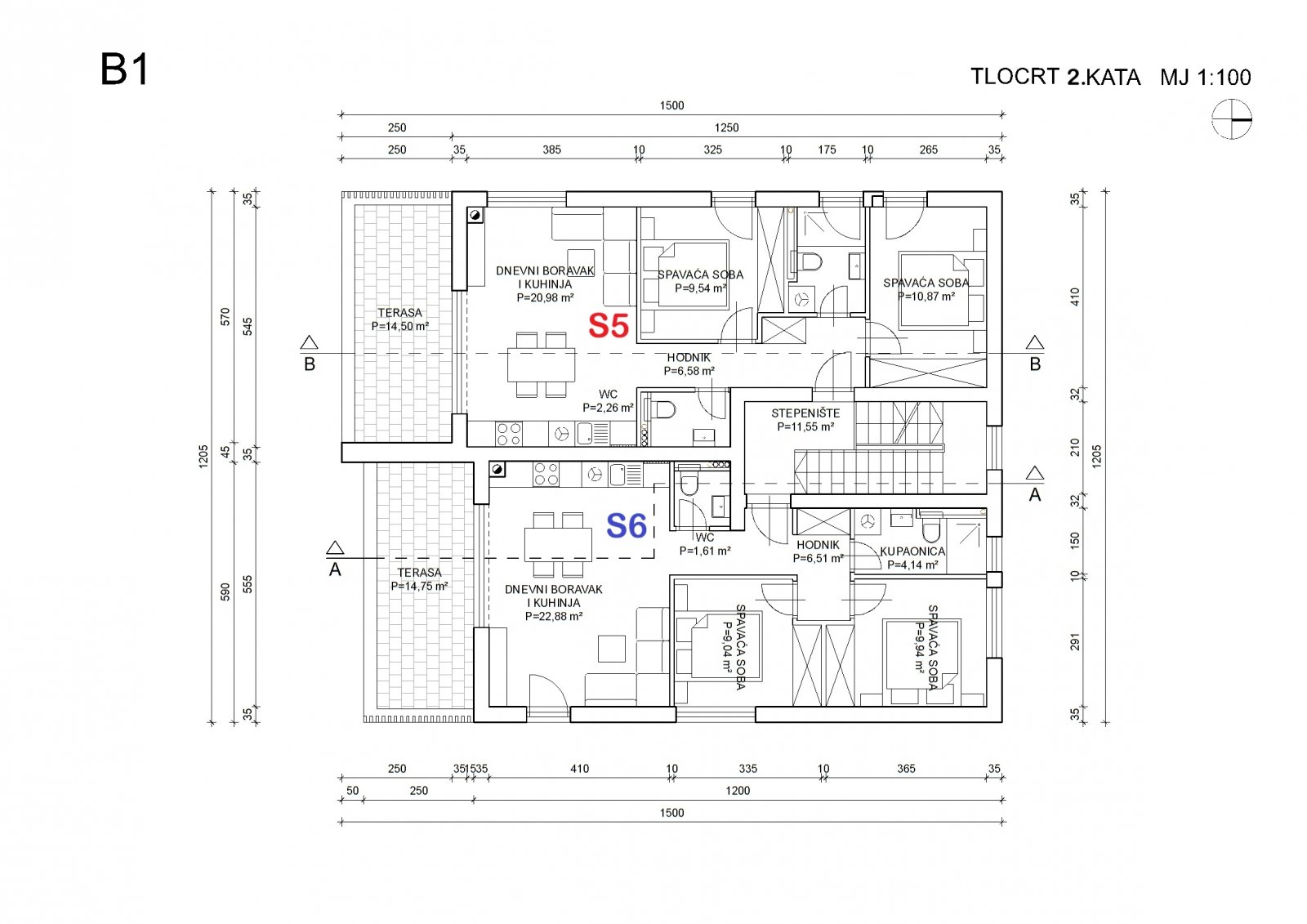 302747 - Wohnung in Šibenik - Okolica