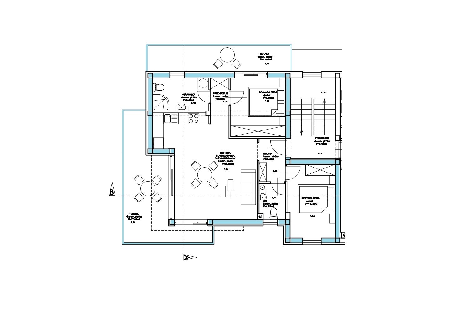 274977 - Wohnung in Vodice