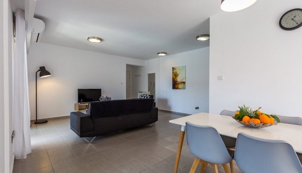 Located on the 2nd floor this exclusive three-bedroom luxury apartment has an open plan living and dining area with a separated fully equipped modern 