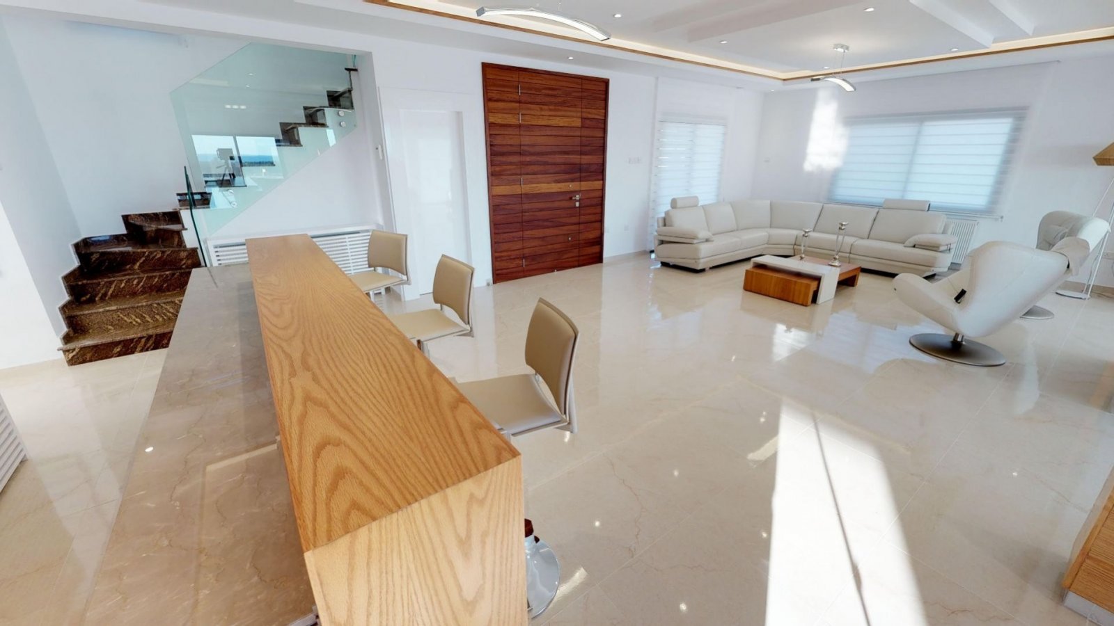 4 Bedroom Exclusive luxurious Villa in Kouklia of Pafos, 2 minutes drive to the beach and the motorway. Close to Aphrodite Hills and Secret valley. Si