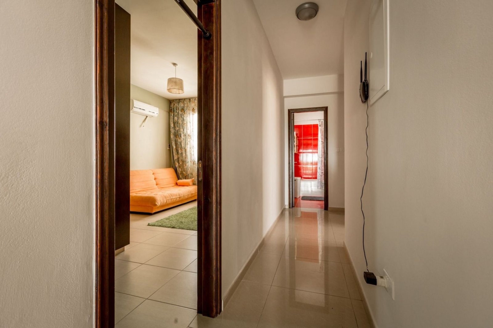 For sale is a spacious Top Floor three Bedroom Resale apartment located in the vibrant center of Paphos. This top-floor residence offers an internal s