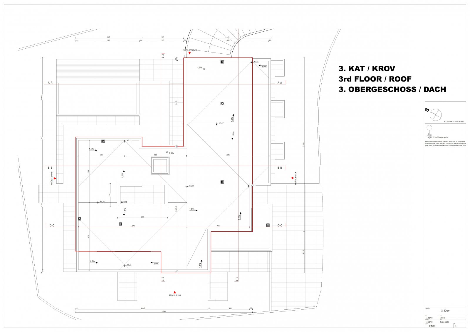 285358 - Grundstück in Vodice