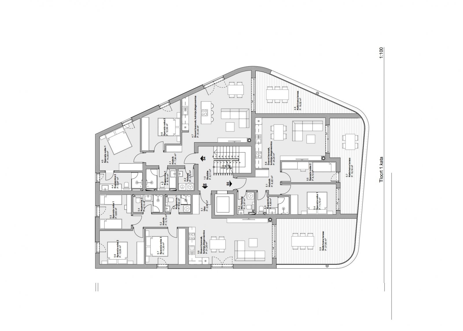 274407 - Wohnung in Vodice