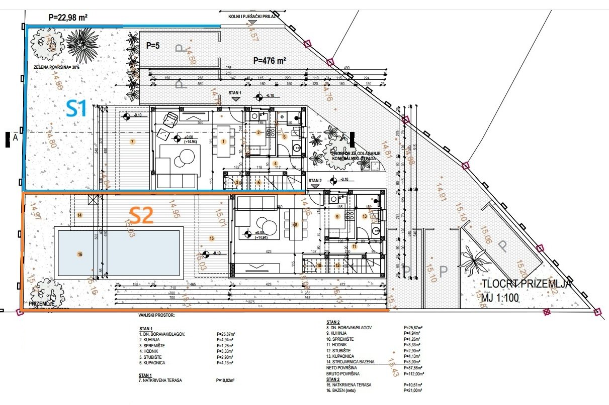 276722 - Villa in Pirovac