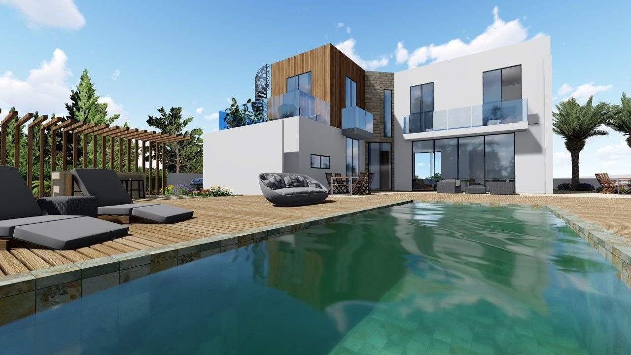 Luxury New Villa 4 months to finish.
Located in the most prestigious part of Paphos, SEACAVES, in a beautiful natural setting full
of colors and cal