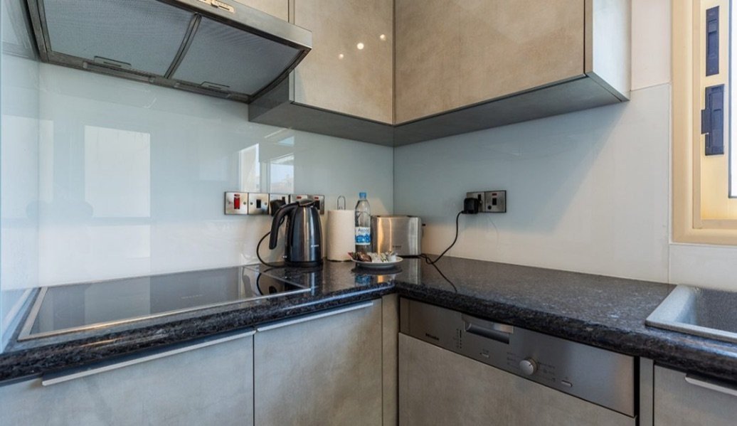 Located on the 2nd floor this exclusive three-bedroom luxury apartment has an open plan living and dining area with a separated fully equipped modern