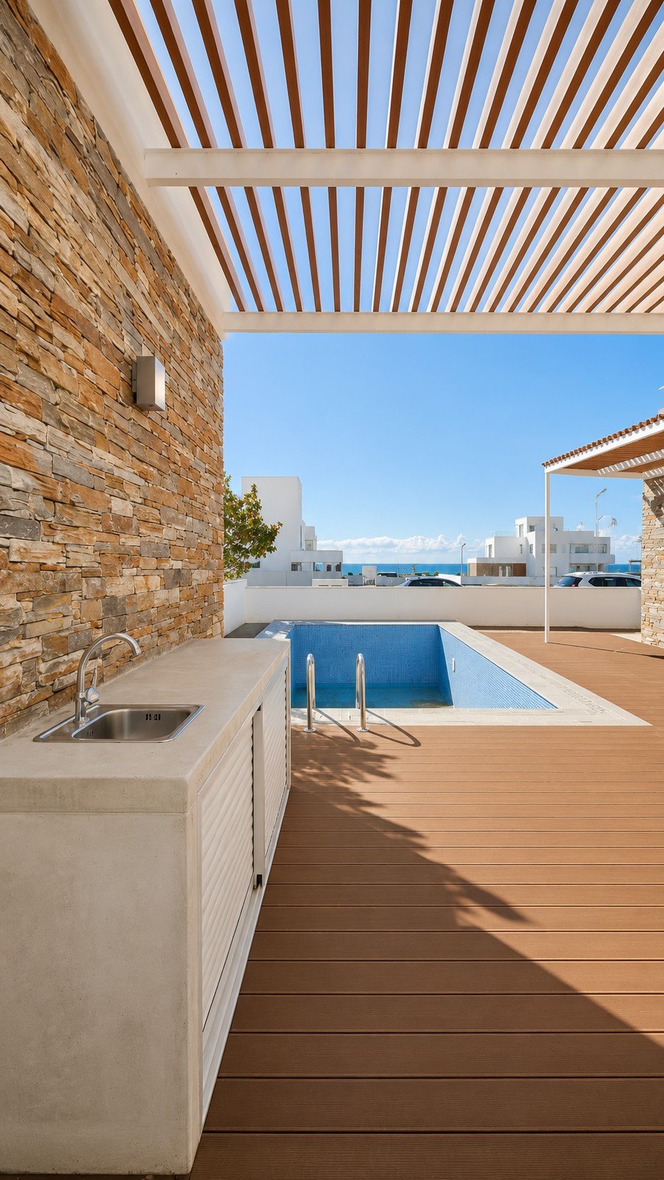 For sale is a modern, detached villa currently under construction in the sought-after area of Geroskipou. This spacious home offers an internal space