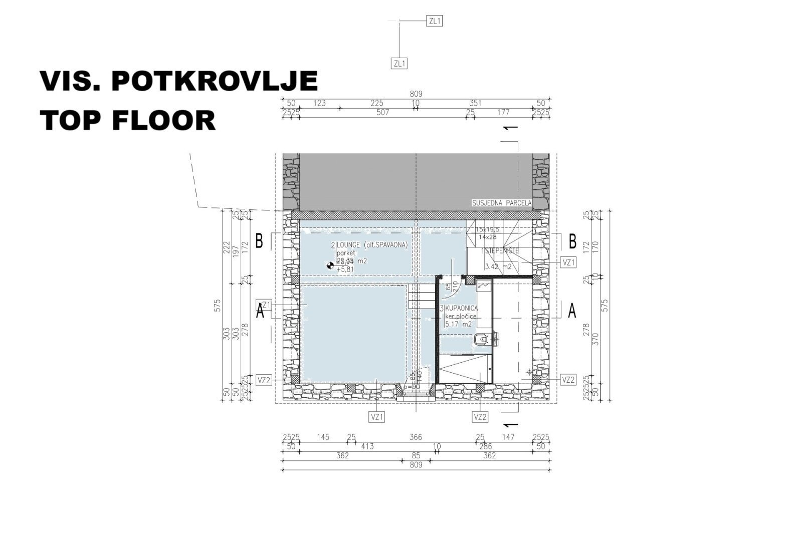 Traditionelles Steinhaus mit modernem Design - Vodice Zentrum