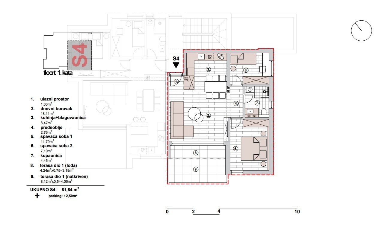 Neubau-Wohnung mit Panoramablick - Primošten