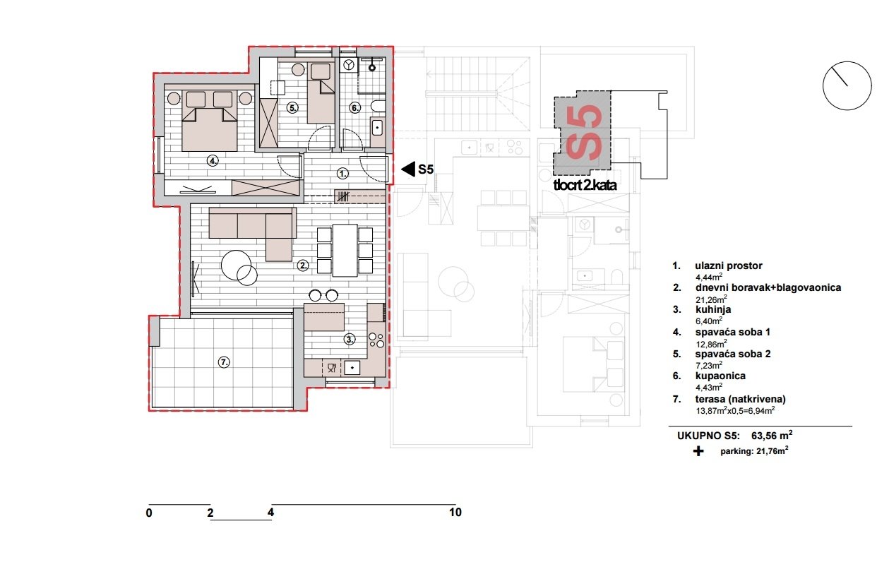 274957 - Wohnung in Primošten