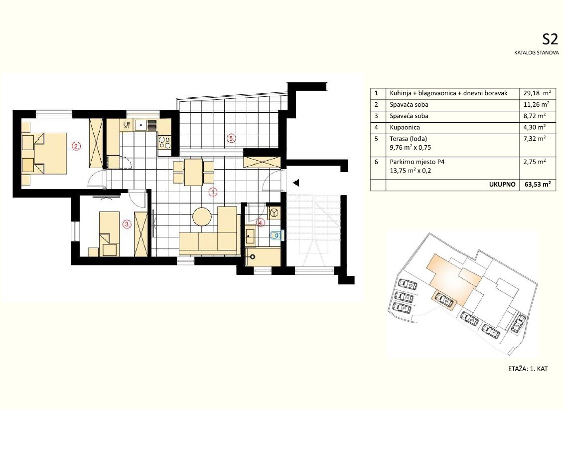 273700 - Wohnung in Murter