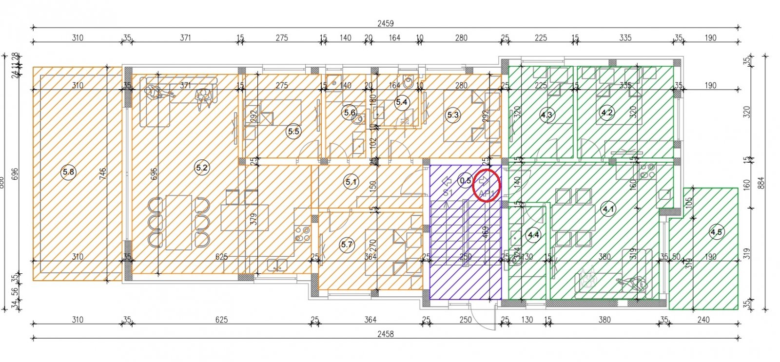 274981 - Wohnung in Murter
